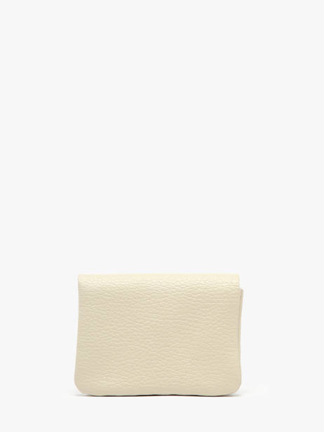 Portemonnee Leder Milano Beige caviar CA23092 ander zicht 2