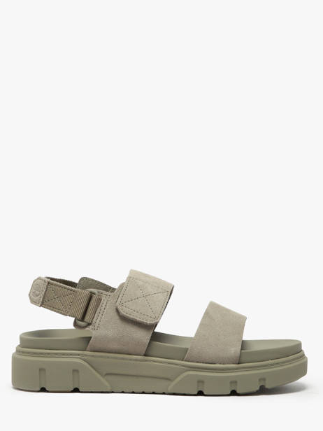 Sandalen Greyfield Uit Leder Timberland Groen women 61MGEO31