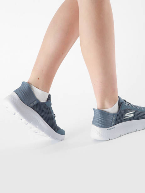 Sneakers Slip-ins Skechers Blauw women 124836 ander zicht 1