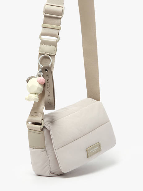 Cross Body Tas Plum David jones Grijs plum CM7476 ander zicht 2