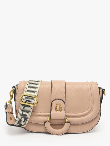 Cross Body Tas Anneau Lulu castagnette Beige anneau YSABELLA