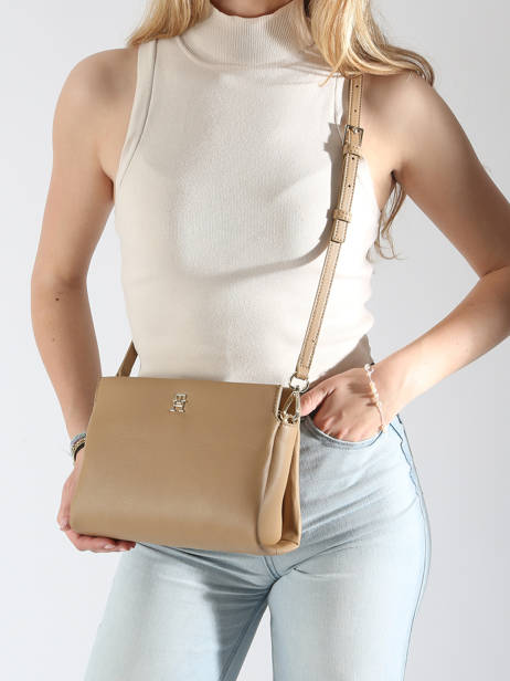 Cross Body Tas Th Legacy Gerecycleerd Polyester Tommy hilfiger Bruin th legacy AW17225 ander zicht 1