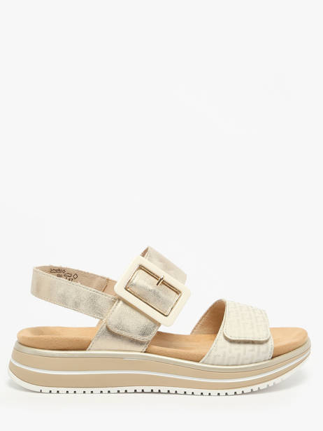 Sandalen Met Platformzool Uit Leder Remonte Wit accessoires 90