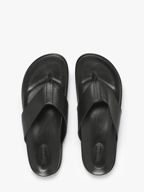 Teenslippers Womboy Les tropeziennes Zwart men WOMBOY ander zicht 3