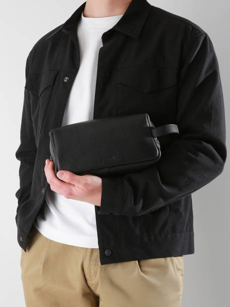 Toiletzak Flandres Leder Etrier Zwart flandres EFLA920M ander zicht 1