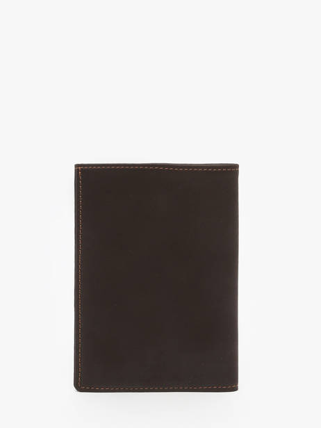 Portefeuille Oil Leder Etrier Bruin oil EOIL528 ander zicht 3