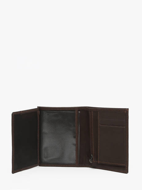 Portefeuille Oil Leder Etrier Bruin oil EOIL140 ander zicht 2