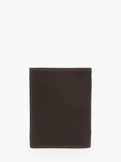 Portefeuille Oil Leder Etrier Bruin oil EOIL140 ander zicht 3