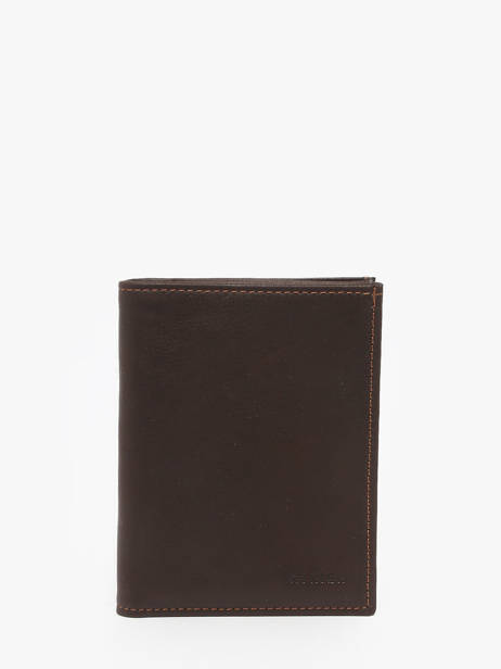 Portefeuille Oil Leder Etrier Bruin oil EOIL247