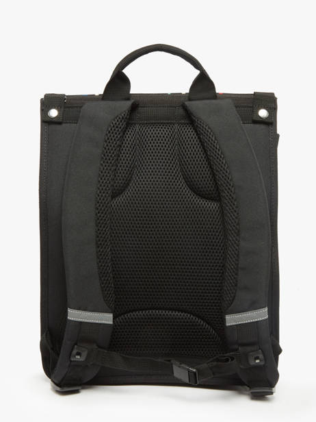 Rugzak 2 Compartimenten Cabaia Zwart school L ander zicht 5