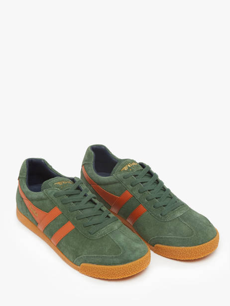 Sneakers Harrier Uit Leder Gola Groen men CMA192 ander zicht 2