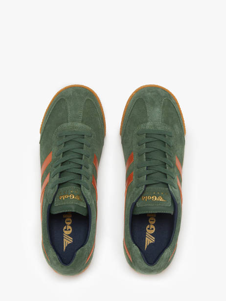 Sneakers Harrier Uit Leder Gola Groen men CMA192 ander zicht 4
