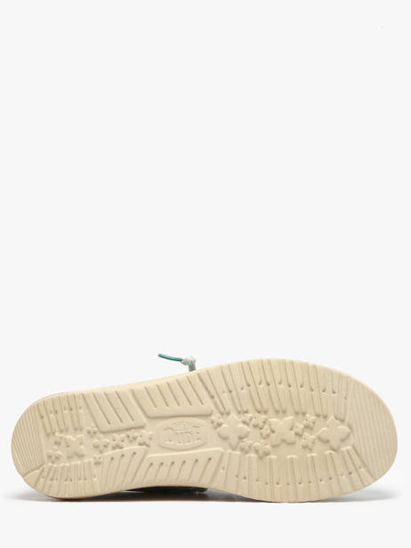 Mocassins Wally Jute Hey dude Blauw men 43085 ander zicht 5