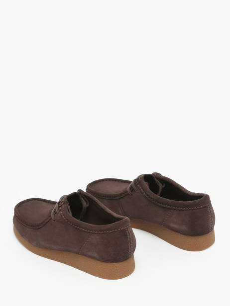 Mocassins Wallabee Uit Leder Clarks Bruin men 26178279 ander zicht 3