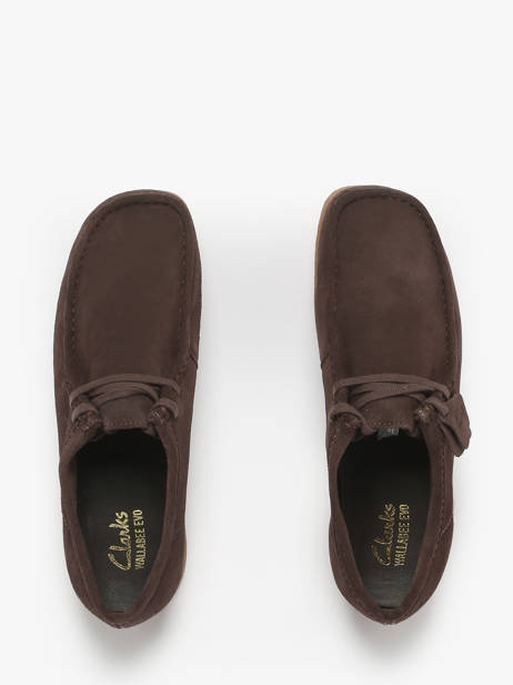 Mocassins Wallabee Uit Leder Clarks Bruin men 26178279 ander zicht 4