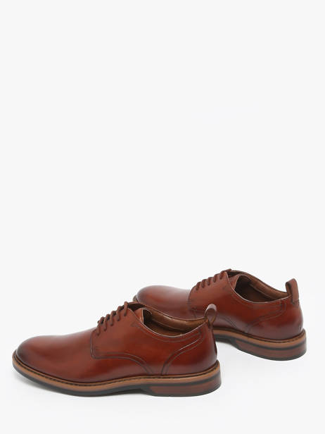 Derby Veterschoenen Aldwin Lace Uit Leder Clarks Bruin men 26183252 ander zicht 3