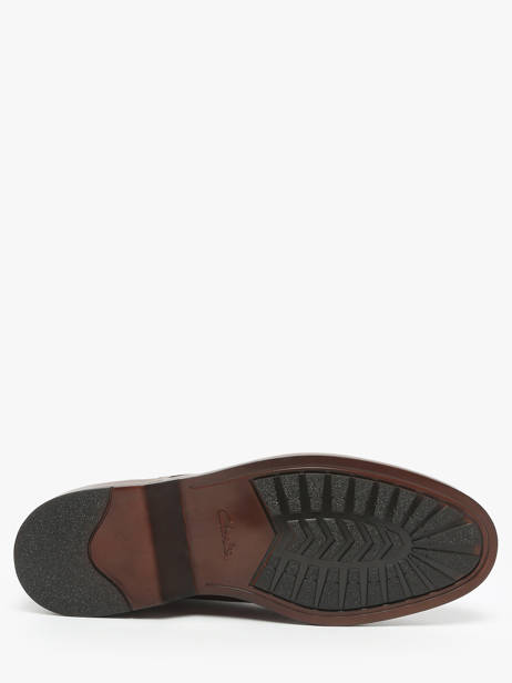Derby Veterschoenen Aldwin Lace Uit Leder Clarks Bruin men 26183252 ander zicht 5