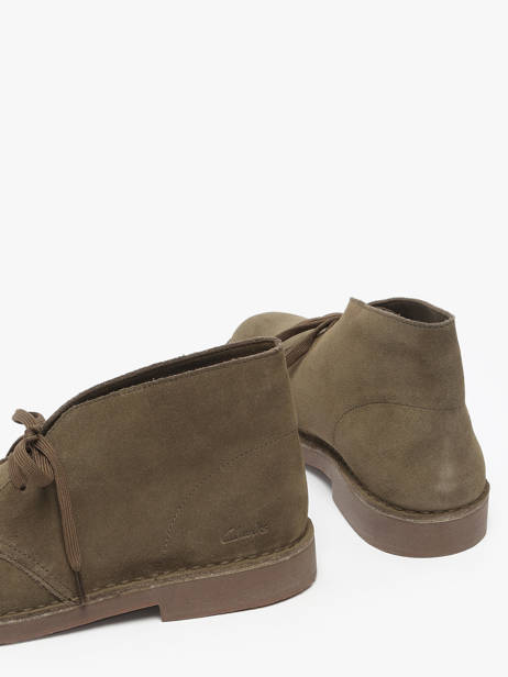 Enkellaarzen Desert Uit Leder Clarks Groen men 26183838 ander zicht 3