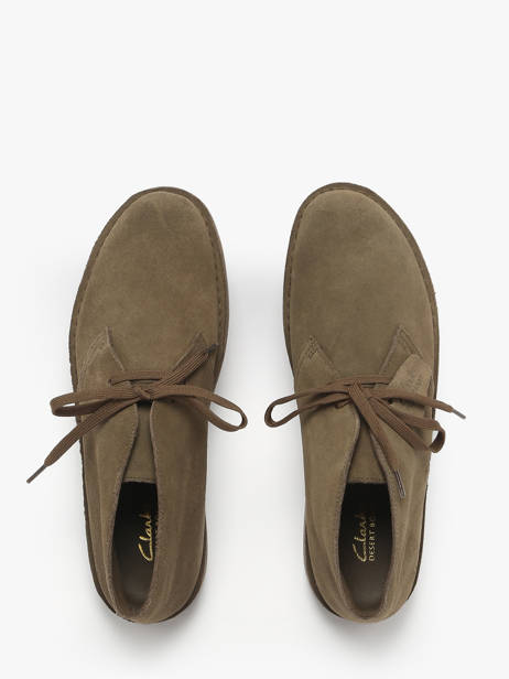 Enkellaarzen Desert Uit Leder Clarks Groen men 26183838 ander zicht 4
