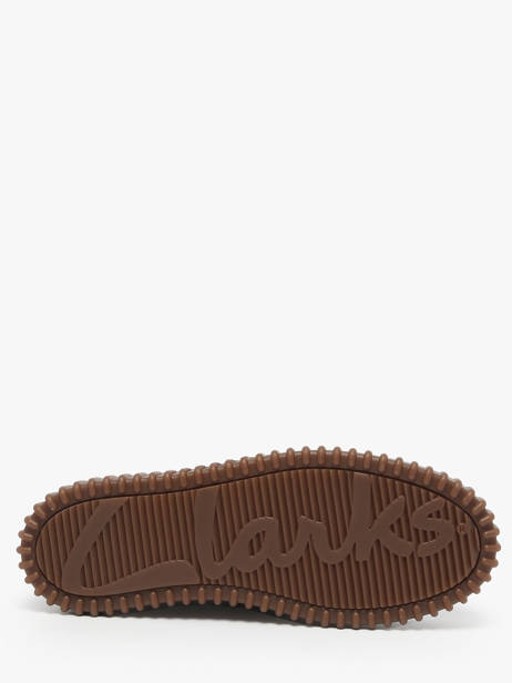 Enkelhoge Derby Veterschoenen Torhill Uit Leder Clarks Bruin men 26183425 ander zicht 5