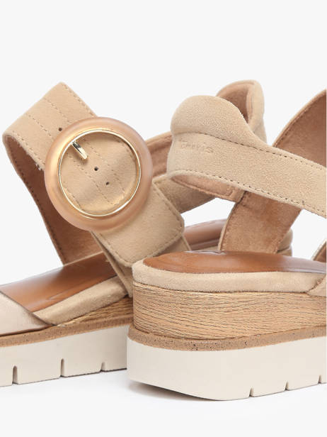 Sandalen Uit Leder Tamaris Veelkleurig accessoires 42 ander zicht 2