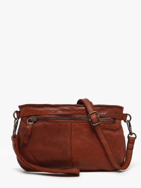 Schoudertas Heritage Leder Biba Bruin heritage DON1L ander zicht 4