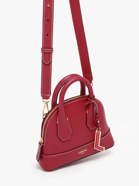 Cross Body Tas Belleville Leder Lancel Rood belleville A13735 ander zicht 1