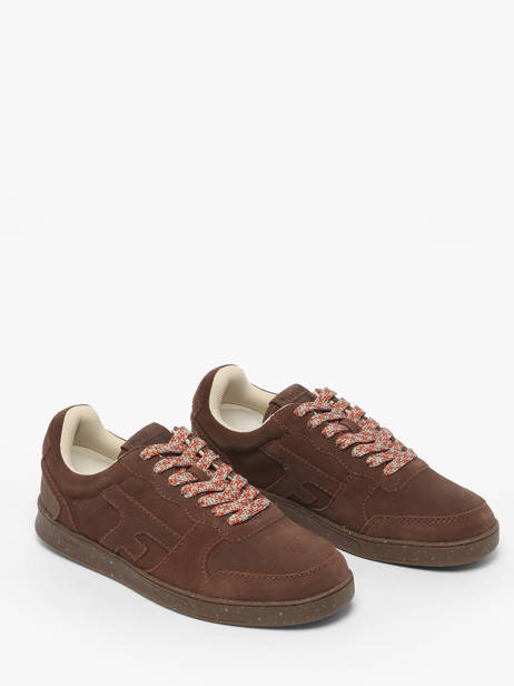 Sneakers Uit Leder Faguo Bruin men 25CG0202 ander zicht 1