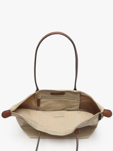 Schoudertas A4 Formaat Popette Nylon Tommy hilfiger Beige popette AW17711 ander zicht 3