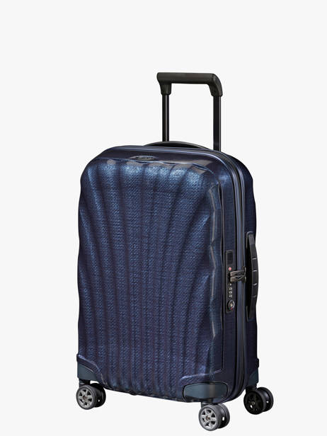 Uitbreidbare Handbagage Samsonite Blauw c-lite CS2007 ander zicht 3