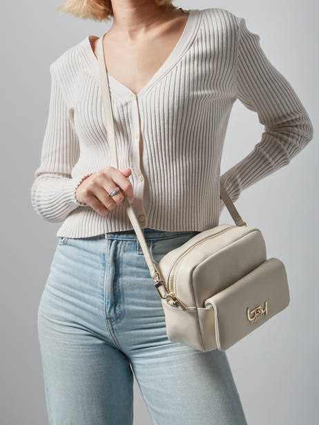 Cross Body Tas Amina By byblos Wit amina BS57B04 ander zicht 1