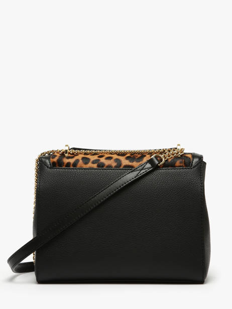 Cross Body Tas Ninon Léopard Leder Lancel Bruin ninon A13751 ander zicht 4