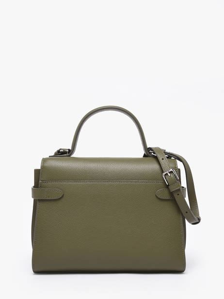 Cross Body Tas M Emilie Grainé Leder Le tanneur Groen emily TEMI1014 ander zicht 4