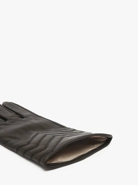 Handschoenen Isotoner Zwart women gloves 85359 ander zicht 1