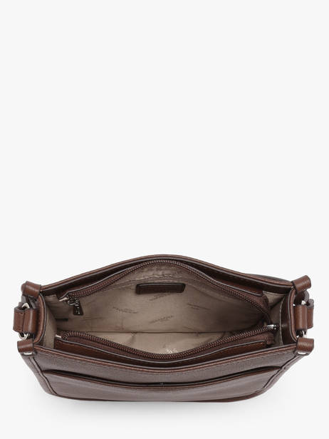 Cross Body Tas Confort Leder Hexagona Bruin confort 466120 ander zicht 3