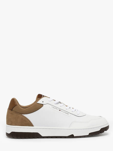 Sneakers Uit Leder Tommy hilfiger Bruin men 5714AEI