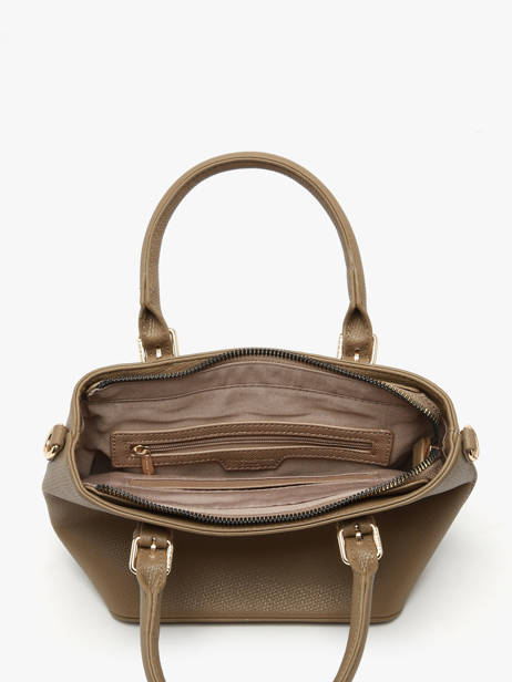 Handtassen Saffiano David jones Bruin saffiano CM7220 ander zicht 2