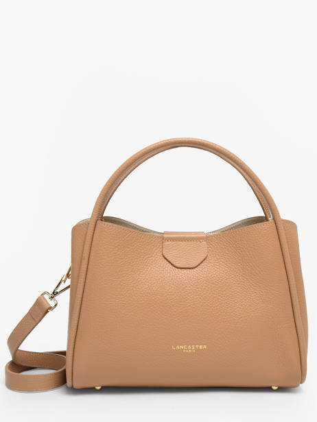 Handtassen Ida Double Leder Lancaster Beige ida double 84