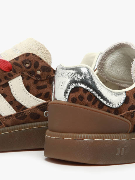 Sneakers Goal En Cuir Coolway Bruin women 7603298 ander zicht 2