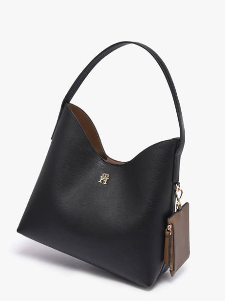 Schoudertas Th Icon Tommy hilfiger Zwart th icon AW18140 ander zicht 1