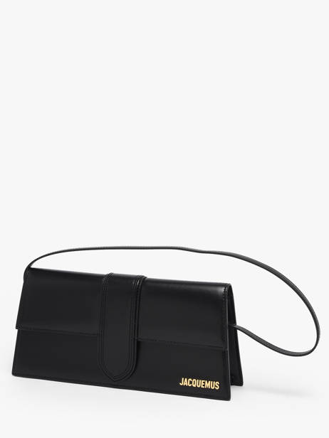 Preloved Schoudertas Long Bambino Leder Jacquemus Zwart second life 1565173 ander zicht 4