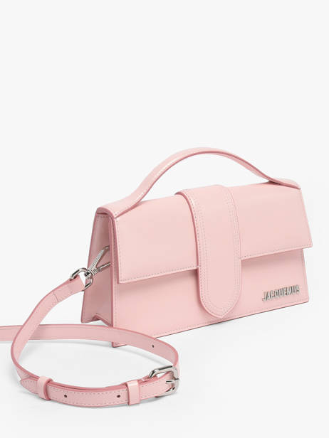 Preloved Grand Bambino Cross Body Tas Leder Jacquemus Roze second life 1565547 ander zicht 4