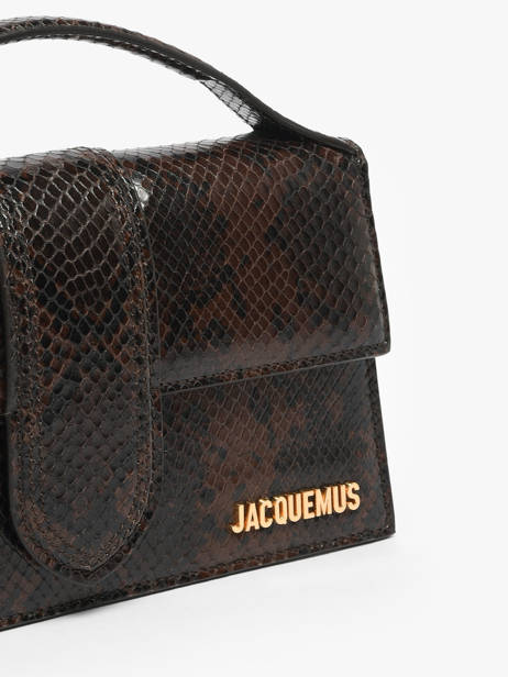 Preloved Grand Bambino Cross Body Tas Leder Jacquemus Bruin second life 1567339 ander zicht 2