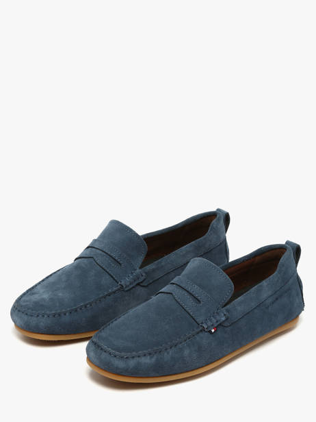 Mocassins Uit Leder Tommy hilfiger Blauw men 5789DBZ ander zicht 1