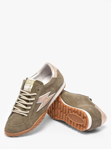 Sneakers Mary Uit Leder Semerdjian Groen women MARYD280 ander zicht 2