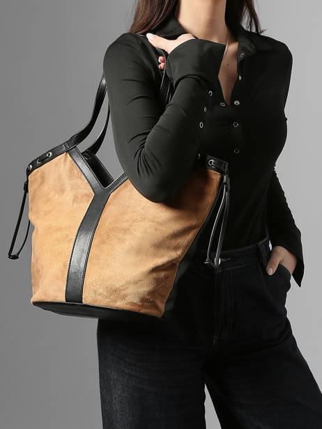 Schoudertas Velvet Miniprix Bruin velvet M9459 ander zicht 1