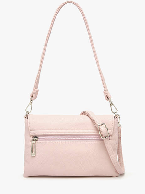 Cross Body Tas Grained Miniprix Roze grained H9158 ander zicht 3