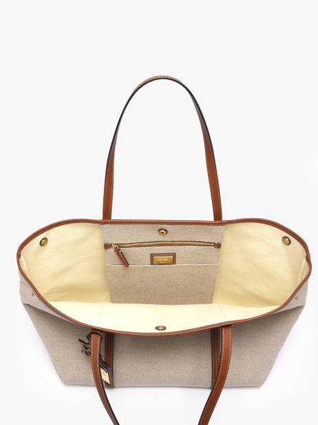 Schoudertas Emerie Canvas En Leder Lauren ralph lauren Beige emerie 31920062 ander zicht 3