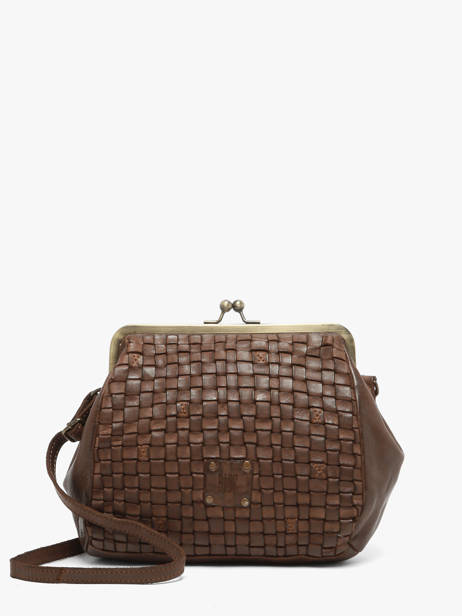 Cross Body Tas Heritage Leder Biba Bruin heritage KA21