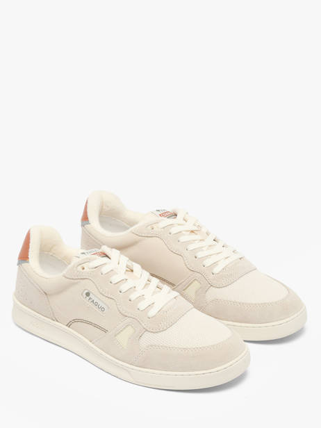 Sneakers Uit Leder Faguo Beige men 26CG9204 ander zicht 1